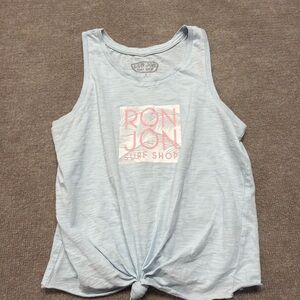 Light Blue Women's Tank Top 1724